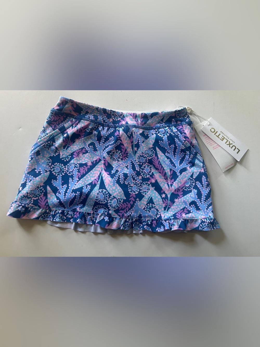 Lilly Pulitzer Girls Mini Anika Skort UPF 50+ Luxletic M6/7